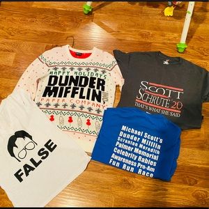 The Office tv show T-shirt bundle (M)